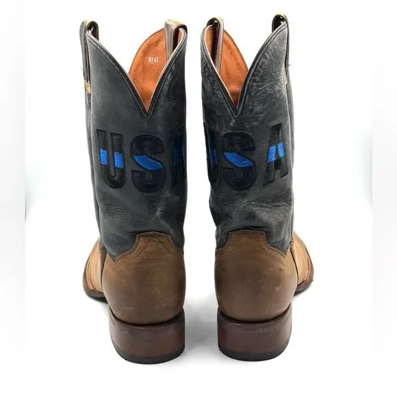 Dan Post Thin Blue Line USA Boot - Picture 3 of 12